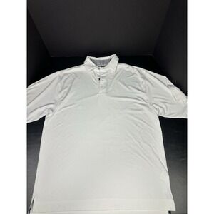 FootJoy Shirt ' Mens Medium White Prodry Lisle Golf Polo